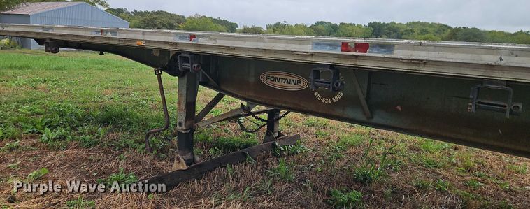 image for item EB8337 1996 Fontaine LFTW-5-8048WSAWK flatbed trailer