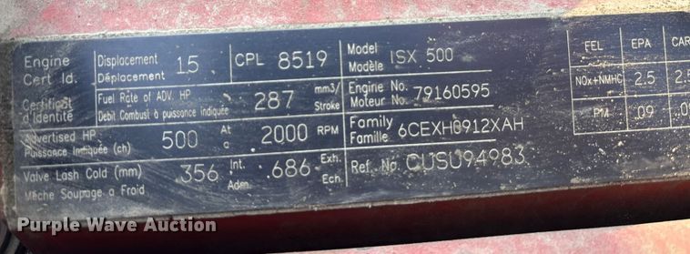 image for item EC4404 2007 Mack CL733 semi truck