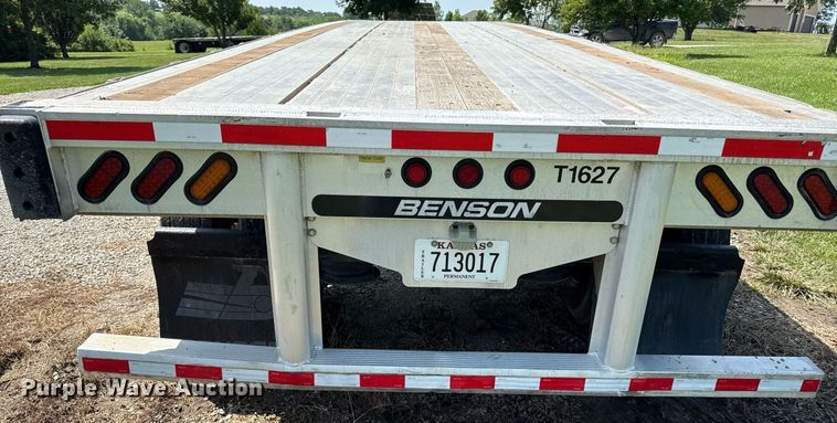 image for item ED4378 2016 Benson flatbed trailer