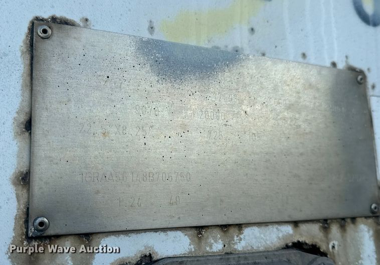 image for item EH7478 2008 Great Dane CLD121202028 dry van trailer