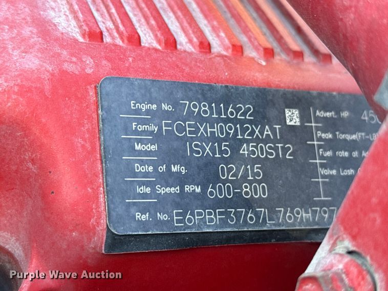 image for item EP0584 2016 Peterbilt 579 semi truck