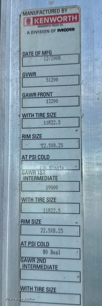 image for item EP0600 2009 Kenworth T600 semi truck