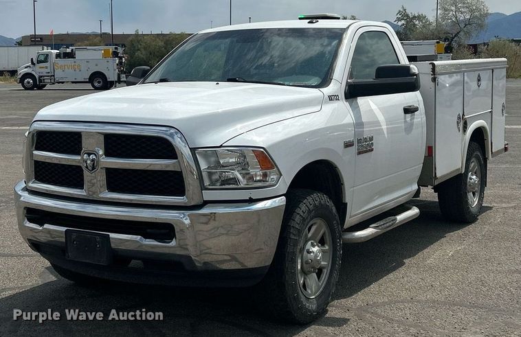 image for item EQ0521 2018 Dodge  Ram 2500 utility bed pickup truck