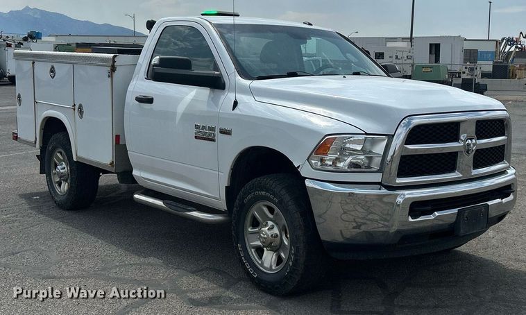 image for item EQ0521 2018 Dodge  Ram 2500 utility bed pickup truck