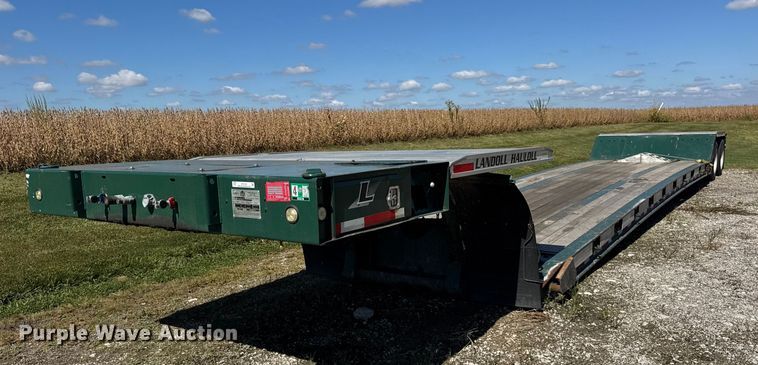 image for item ER0155 2012 Landoll 835C lowboy equipment trailer