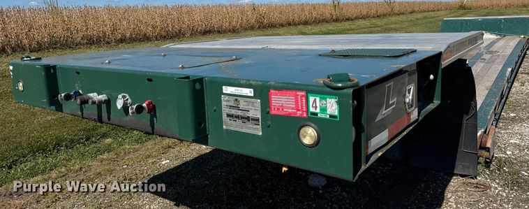 image for item ER0155 2012 Landoll 835C lowboy equipment trailer