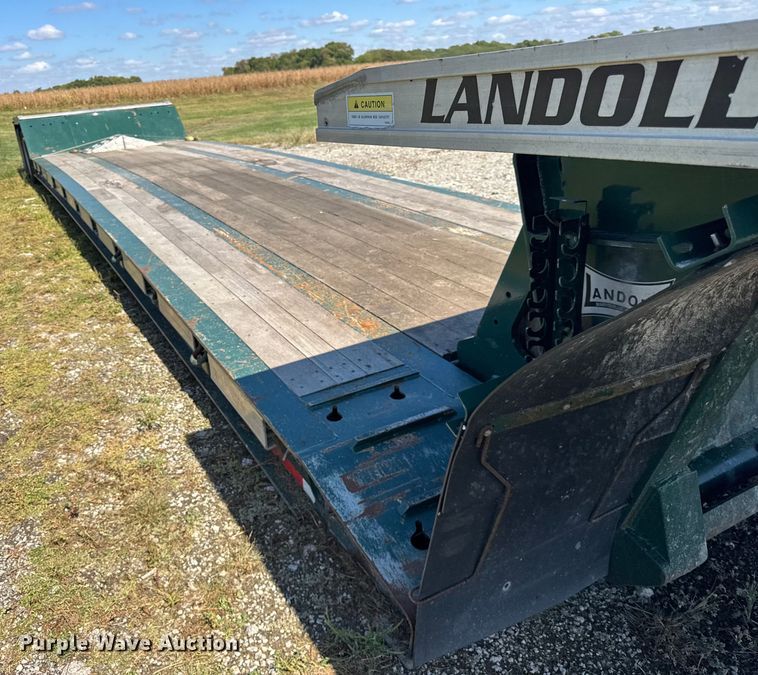 image for item ER0155 2012 Landoll 835C lowboy equipment trailer
