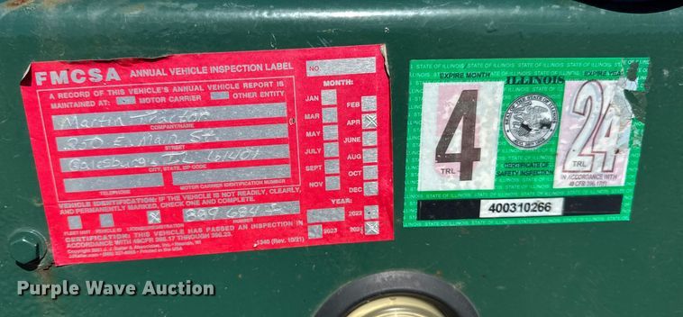 image for item ER0155 2012 Landoll 835C lowboy equipment trailer