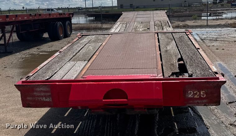 image for item ER2461 1980 Atoka 43D0L drop deck oilfield trailer