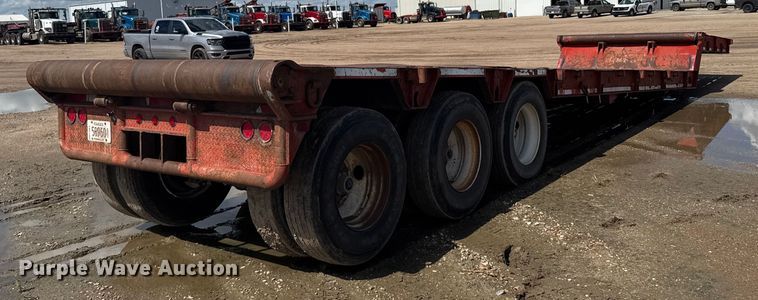 image for item ER2461 1980 Atoka 43D0L drop deck oilfield trailer