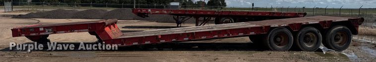 image for item ER2461 1980 Atoka 43D0L drop deck oilfield trailer