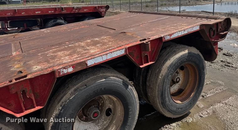image for item ER2461 1980 Atoka 43D0L drop deck oilfield trailer