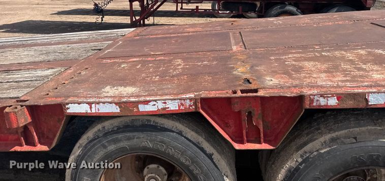 image for item ER2461 1980 Atoka 43D0L drop deck oilfield trailer