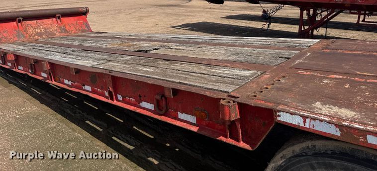 image for item ER2461 1980 Atoka 43D0L drop deck oilfield trailer