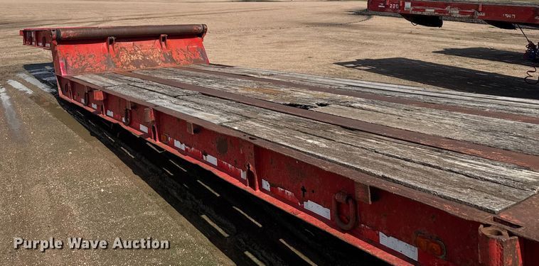image for item ER2461 1980 Atoka 43D0L drop deck oilfield trailer