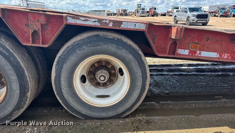 image for item ER2461 1980 Atoka 43D0L drop deck oilfield trailer
