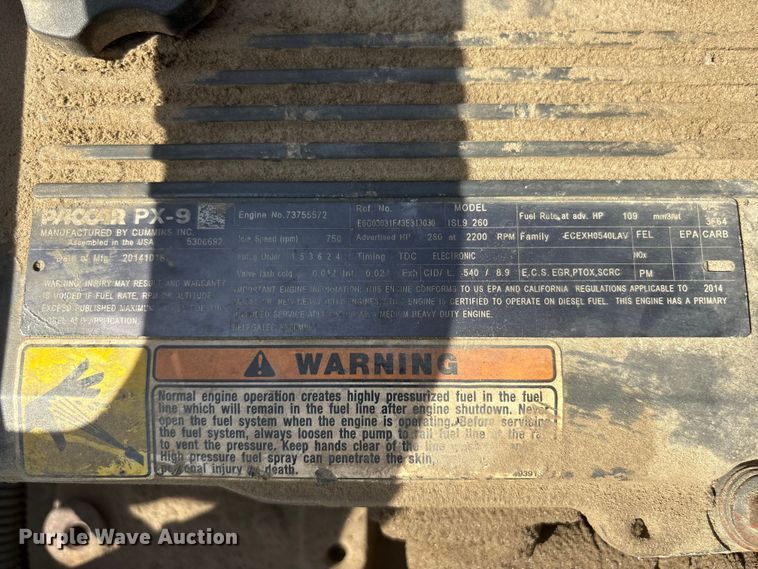 image for item ET8535 2015 Kenworth T370 truck cab and chassis