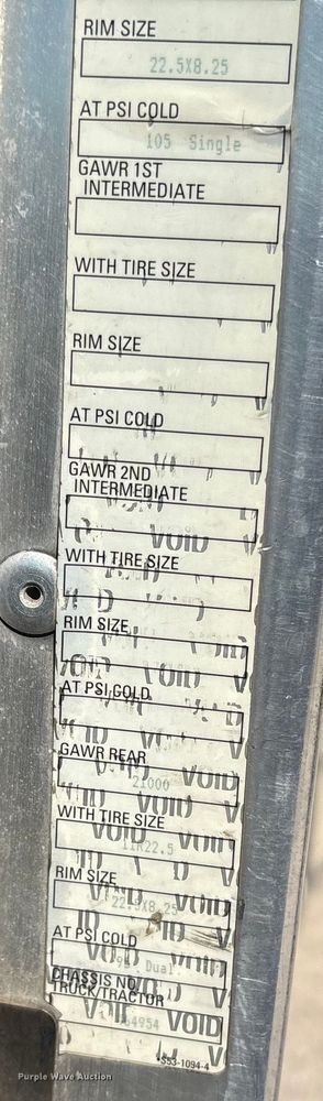 image for item ET8535 2015 Kenworth T370 truck cab and chassis