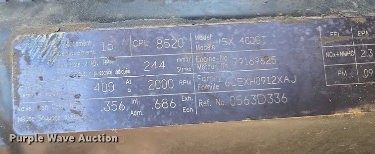 image for item EU3542 2007 International 9400i semi truck