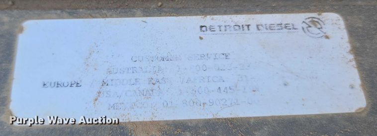 image for item EU3752 2000 Freightliner MB70 semi truck