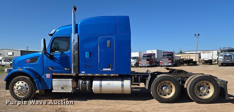 image for item EU3754 2019 Peterbilt 567 semi truck