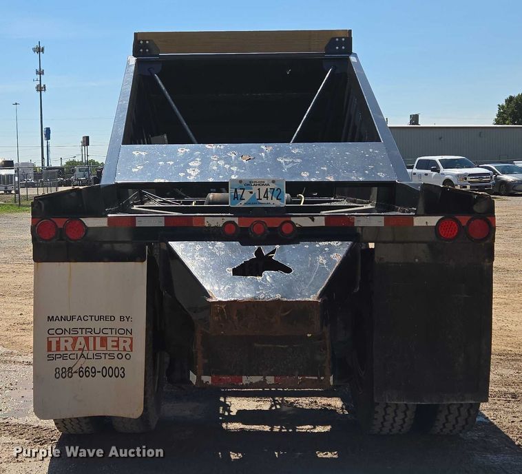 image for item EU3756 2019 Construction Trailers Specialties Trailer BDT-42 bottom dump trailer