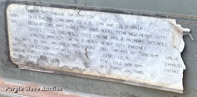 image for item EU4626 2006 Freightliner Columbia utility / service truck