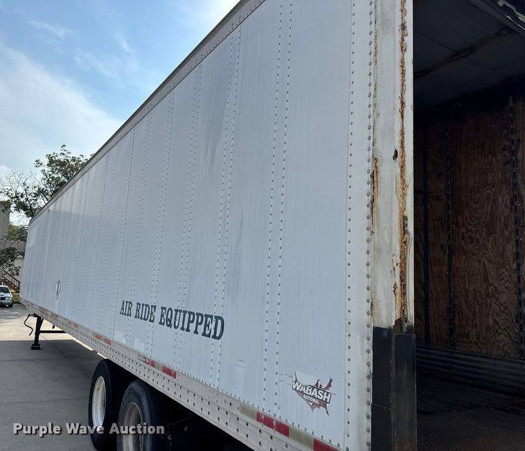 image for item EV1860 2001 Wabash  dry van trailer