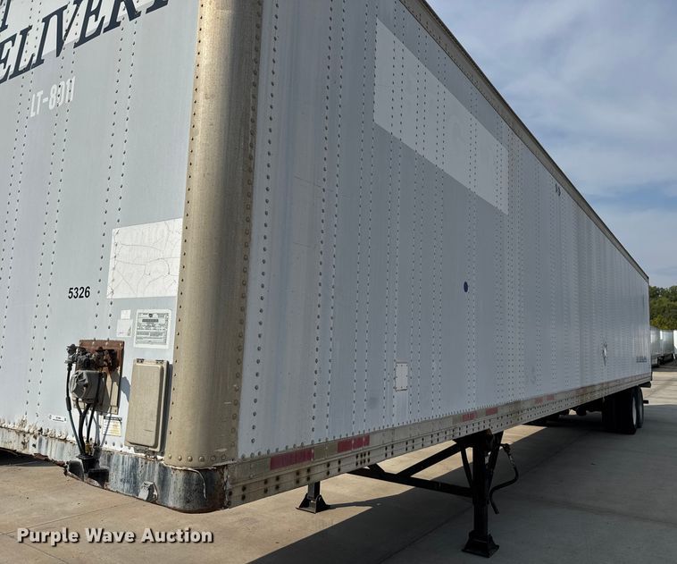 image for item EV1860 2001 Wabash  dry van trailer