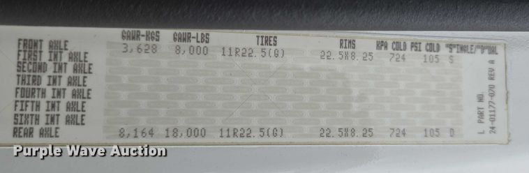 image for item YA0647 2011 Freightliner Business Class M2 box truck