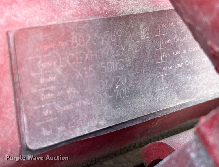 image for item YA0755 2021 Peterbilt 567 semi truck