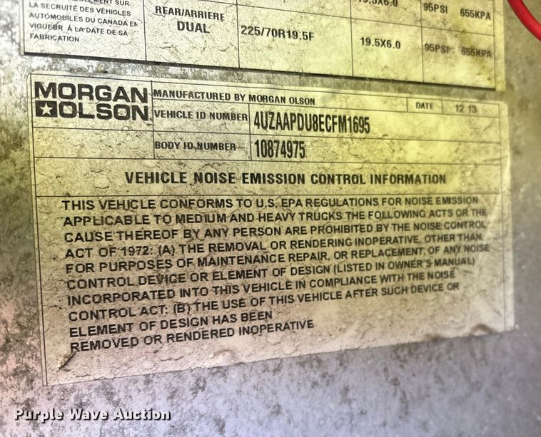 image for item YA0786 2014 Freightliner MT45 delivery truck