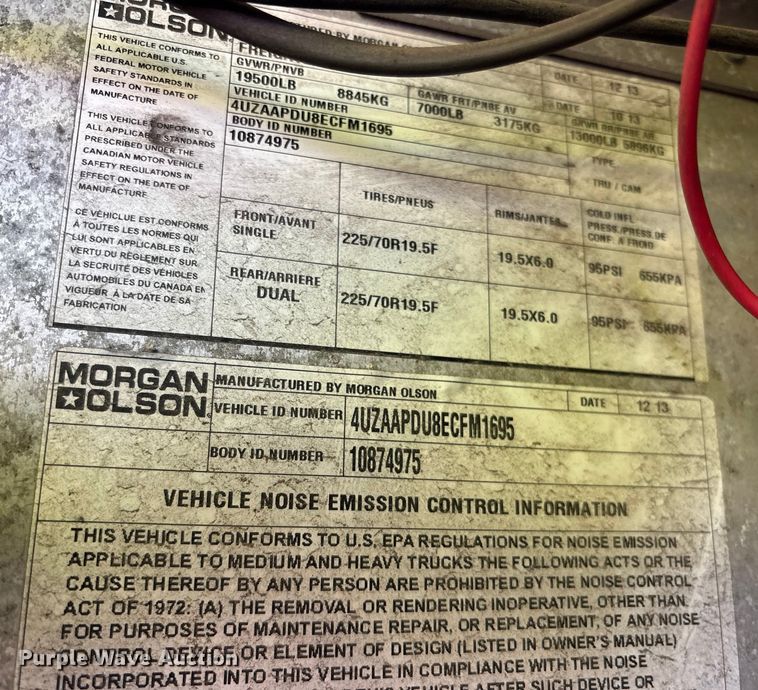 image for item YA0786 2014 Freightliner MT45 delivery truck