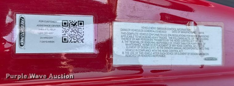 image for item YA0787 2019 Freightliner Cascadia semi truck