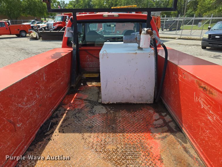 image for item DE2211 2008 Ford F250 Super Duty Crew Cab utility bed pickup truck