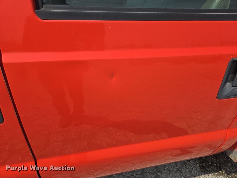 image for item DE2211 2008 Ford F250 Super Duty Crew Cab utility bed pickup truck