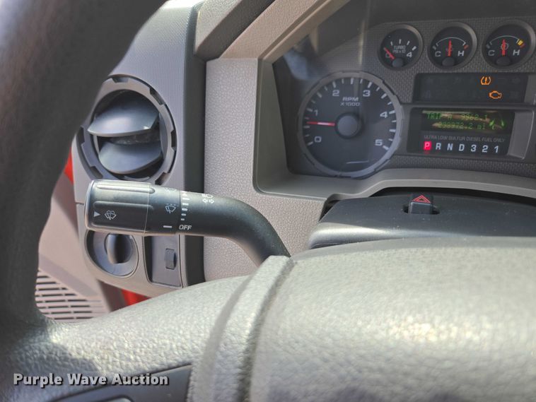 image for item DE2211 2008 Ford F250 Super Duty Crew Cab utility bed pickup truck