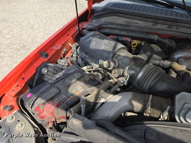 image for item DE2211 2008 Ford F250 Super Duty Crew Cab utility bed pickup truck