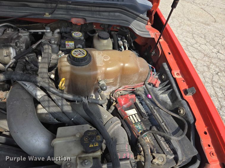 image for item DE2211 2008 Ford F250 Super Duty Crew Cab utility bed pickup truck