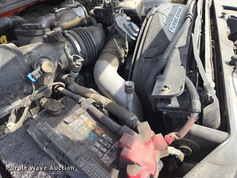 image for item DE2211 2008 Ford F250 Super Duty Crew Cab utility bed pickup truck