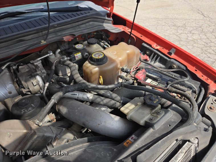 image for item DE2211 2008 Ford F250 Super Duty Crew Cab utility bed pickup truck