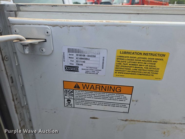 image for item DE2212 2016 Ford F350 Super Duty Crew Cab utility bed pickup truck