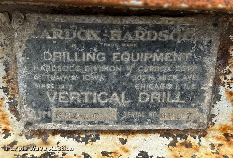 image for item DE2228 1957 Cardox-Hardsocg core drill