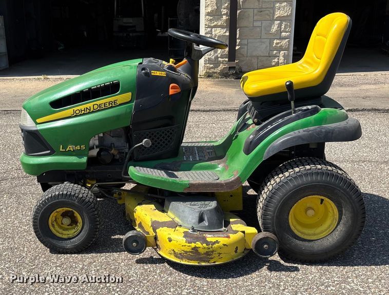 image for item DE2249 2010 John Deere LA145 lawn mower