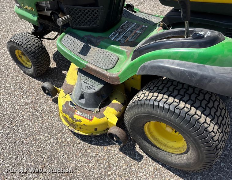 image for item DE2249 2010 John Deere LA145 lawn mower