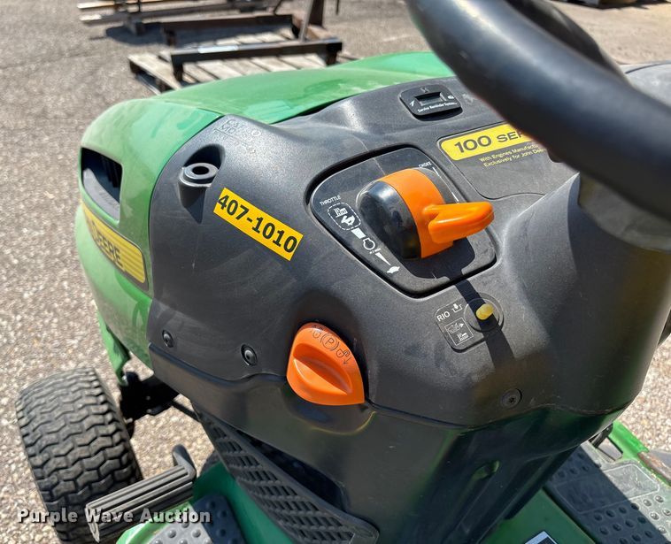 image for item DE2249 2010 John Deere LA145 lawn mower