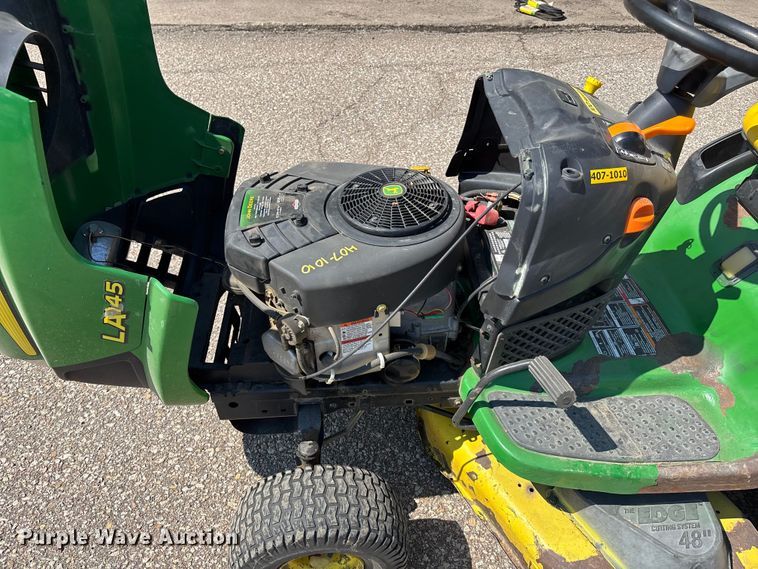 image for item DE2249 2010 John Deere LA145 lawn mower