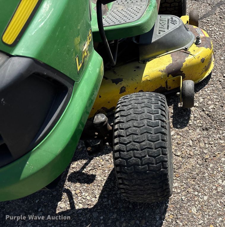 image for item DE2249 2010 John Deere LA145 lawn mower