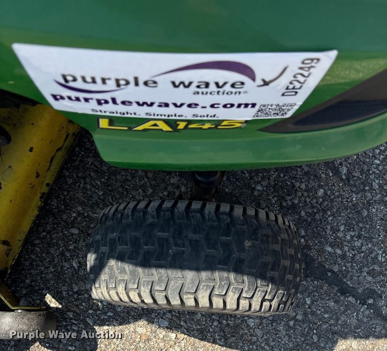 image for item DE2249 2010 John Deere LA145 lawn mower