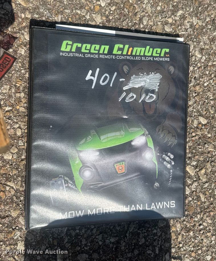 image for item DE2250 2019 MDB Green Climber LV300 remote controlled slope flail mower